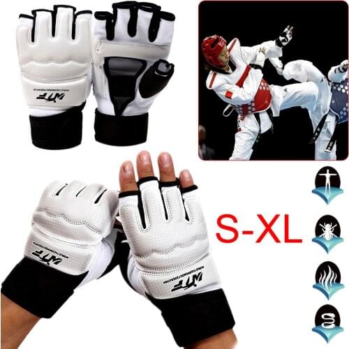 Half Finger Boxing Gloves Taekwondo Glove Punching Sand Bag Training Protective Glove For Fitness Hand Protective Equipment #WO