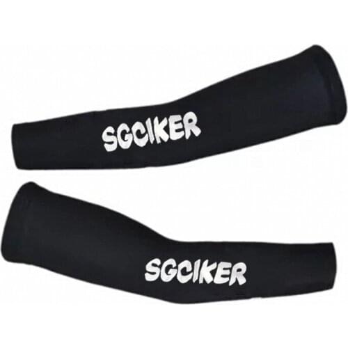 2017 SGCIKER classic black cycling armwarmers! cycling armsleeves quick-dry cycling Sleeves Arm Sunscreen Protector Cuff