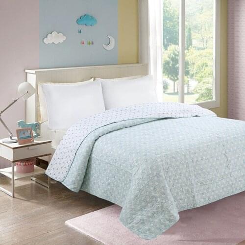 DeMissir Students Sanding Cotton Quilt Stiching Summer Air Conditioner Bed Cover Autumn Bedding Blanket Bedspread 185x270cm