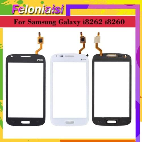 For Samsung Galaxy Core Duos i8262 i8262D i8260 i8268 Touch Screen Digitizer Front Glass Panel Sensor Lens Replacement