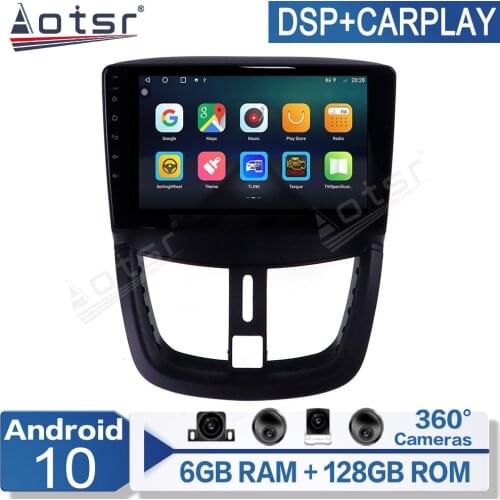 For Peugeot 207 2006-2015 Android Radio Car Multimedia Video Player navegación GPS IPS pantalla PX6 No 2 Din AutoRadio