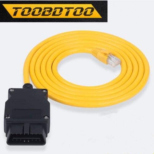 ESYS 3.23.4 V50.3 ENET Data Cable OBD2 Car Cable For BMW For ENET Ethernet to OBD2 Interface For BMW F-series Without CD