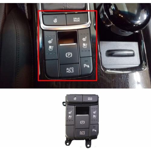 Complete Console Floor Switch Assy for KIA Optima K5 Start and stop electronic handbrake switch seat heating button drivemode