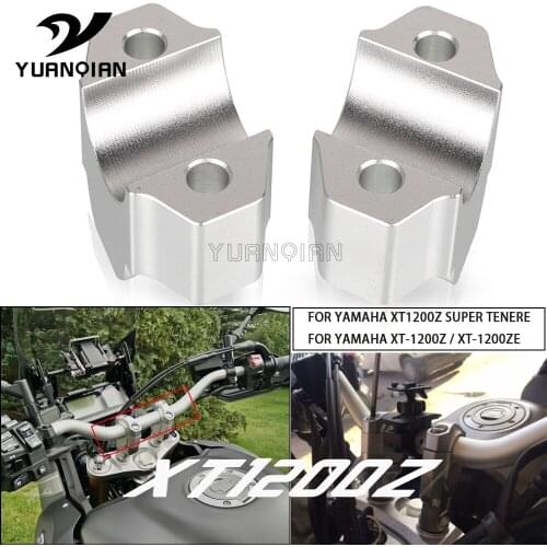 FOR YAMAHA XT1200Z XT 1200Z SUPER TENERE XZ1200ZE 2014-2021 25MM Handlebar Mounting Risers Motorcycle Accessories CNC Aluminum