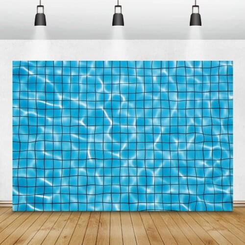 Laeacco Photography Backdrop Summer Pool Water Surface Sunshine Baby Kid Scenic Photographic Background For Photo Studio