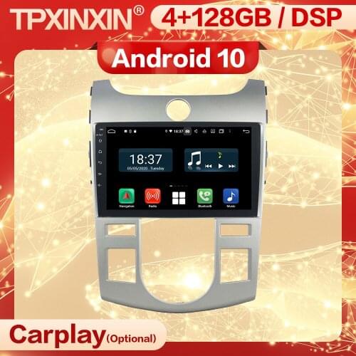 Carplay 2 Din Android 10 Multimedia Receiver For KIA CERATO FORTE 2008 2009 2010 2011 2012 GPS WiFi Radio Audio Player Head Unit