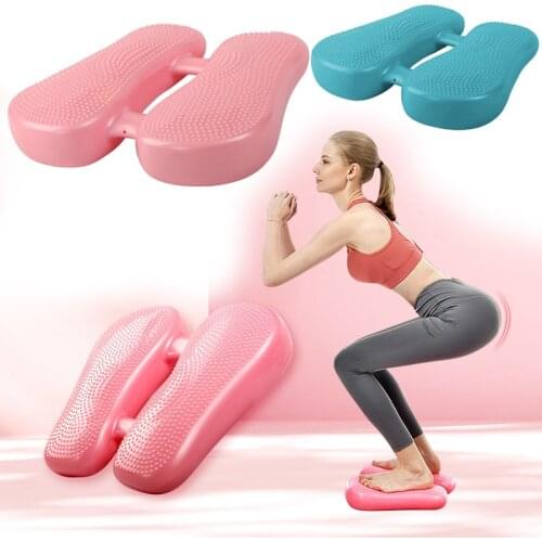Mini Inflatable Stepper PVC Massage Dots Wobble Balance Cushion Board Slim Pain Relieve Air Stepper for Sport Fitness Training
