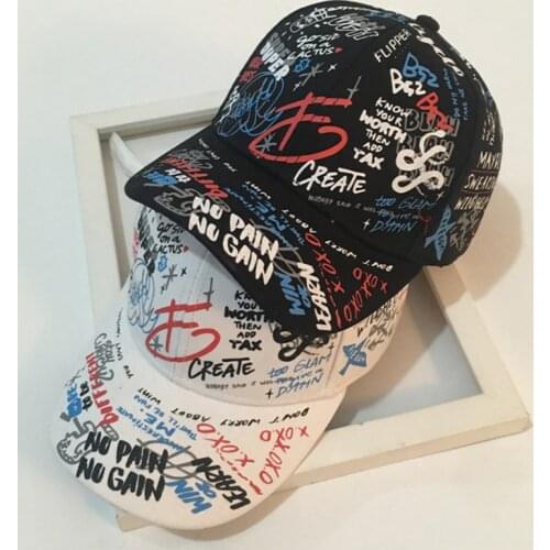 Low MOQ Fashion Sublimation Print Logo Hats Caps Hip Hop Cap