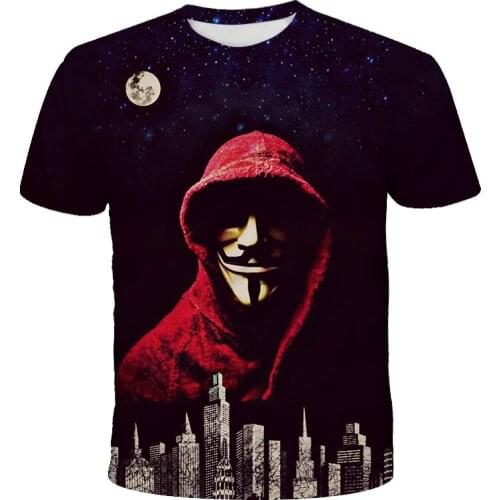 New 3D Boys Funny Design La Casa De Papel Tshirt Money Heist TV Series Kids Tshirts Short Sleeve House of Paper Girs T-Shirt