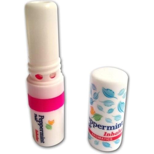 Peppermint Field Aromatic Nasal Inhaler Relief Cold Dizzy & Sinus Congestion Made in Thailand : 6 Pieces