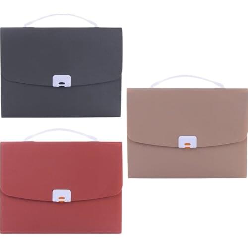 Portable Handheld A4 Business Document Organ Bag File Folder Storage Organizer Student Test Paper Holder