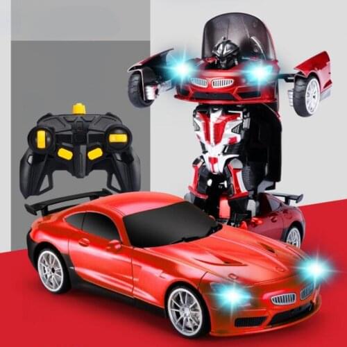 RC Car Transformation Robots Sports car Model Robots Toys Cool Deformation Car RC Robots Kids Toys Birthday Gifts