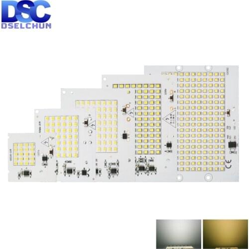 10W 20W 30W 50W 100W LED Chip SMD 2835 Flood Light Beads AC 220V-240V Led Floodlight Lamp DIY For Outdoor Lighting Spotlight
