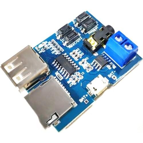 TF card U disk MP3 Format decoder board module amplifier decoding audio Player