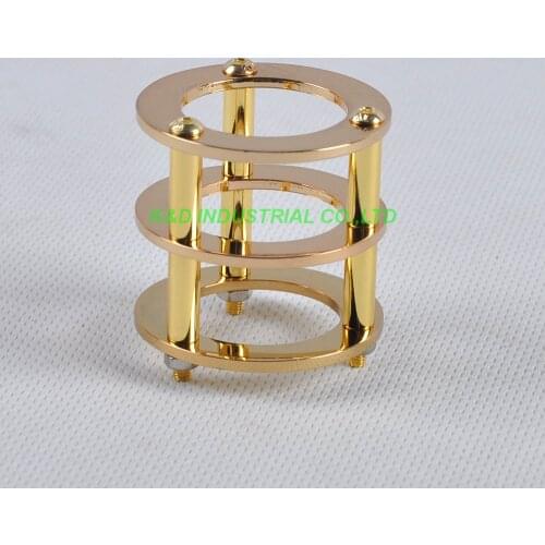 1pc Gold Tube Guard Protector Brass ECC82 ECC83 12AX7 12AT7 6922 6DJ8 Valve DIY Part