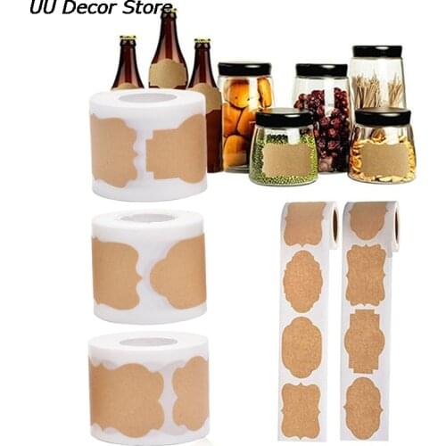 150 PCs/Roll Waterproof Self-adhesive Stickers Kitchen Spice Label Home Jam Jar Bottle Tags Whiteboard Blackboard Labels Sticker
