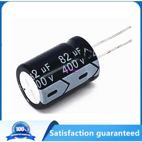 2pcs/lot 400V 82UF high frequency low impedance 400V82UF aluminum electrolytic capacitor size 18*25 20