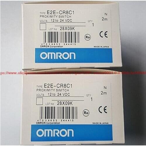 2PCS E2E-CR8C1/ E2E-CR8B1 proximity switch sensor