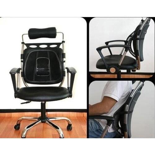 Car Office Home Chair Truck Seat Waist Rest Cushion Pain Relief Mesh Lumbar Pillow Cool Vent Cushion Mesh Back Lumbar Support