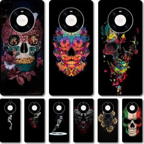 Cool skull Phone Case For Huawei mate 40 30 10 20 40 8 9 Lite Z Pro RS black cell shell