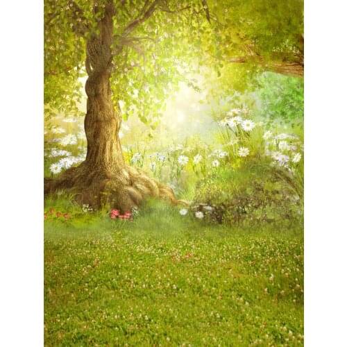 Photography backdrops forest backdrop Meadow flower free nature baby shower background children scenic Photo Studio