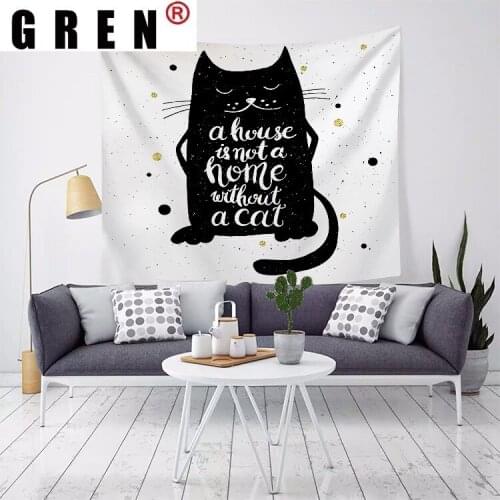 GREN Kanagawa Waves Printed Tapestry Wall Hanging Covering Rugs Background Cloth Beach Mat Blanket Art Bedroom Dorm Home Decor