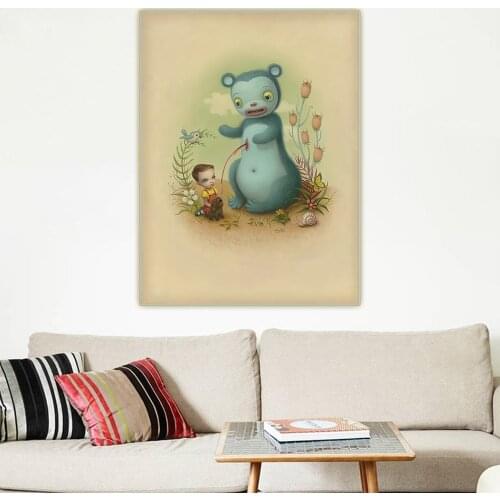 Citon Mark Ryden《Blood》Surrealist Canvas Art Oil Painting Artwork Poster Picture Wall Decor Modern Home Living room Decoration