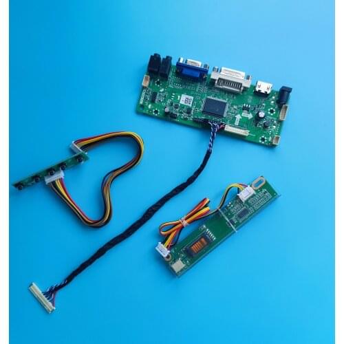 M.NT68676 HDMI-compatible DVI VGA LCD Controller board Kit LP171WP4(TL)(P1)/(TL)(P2)/TL02/TLB4/TLR1/TLR2/TL01 1440X900 panel