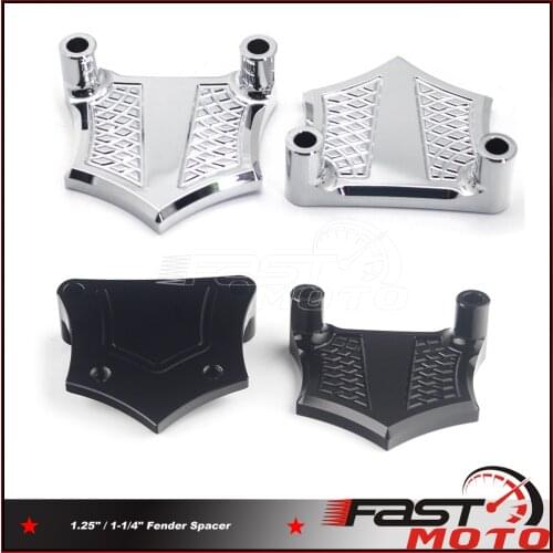1.25" 1cm Motorcycle Fender spacers Kits Mudguard Bracket Gasket For 5.50" fender 21" Harley Touring 8'' Spread Lowers 1984-2013