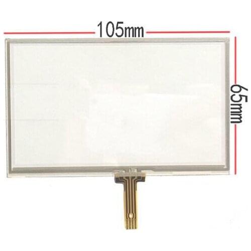 The new 4.3-inch touch screen high permeability external screen glass screen mp4 gps navigation original Road 105 * 65