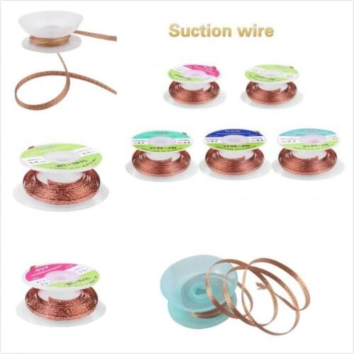 1.5mm 2mm 2.5mm 3mm 3.5mm Width Desoldering Braid Welding Solder Remover Wick Wire Lead Cord Flux BGA Repair Tool