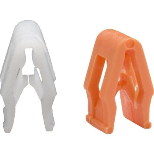 Wholesale 500PCS Auto Instrument Fastener snaps white orange Fits Car audio CD DVD navigation replace dashboard Plastic Clips