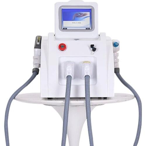 Portable OPT/SHR IPL Hair Removal &ND YAG Laser Tattoo Removal Carbon Stripping Machine For Salon With CE