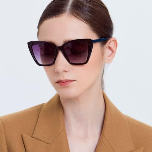 2021 Cat Eye Sunglasses Luxury Brand Design Women Sun glasses Vintage Retro Shades UV400 Oculos Lunette De Soleil