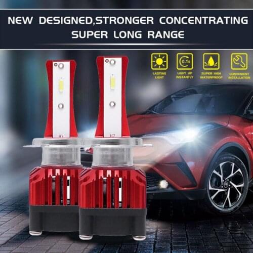 One Pair / Box H1 H11 LED Headlight LED Conversion Kit Anti CSP Auto Automobiles Car Headlamp Bulbs For Car Motorcycle Truck