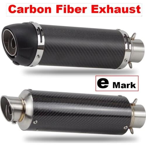 38-51mm Universal Motorcycle Exhaust Muffler Dual Left Right Side Escape Moto E Mark DB Killer for pcx nmax Z1000 Z900 FZ6N R6