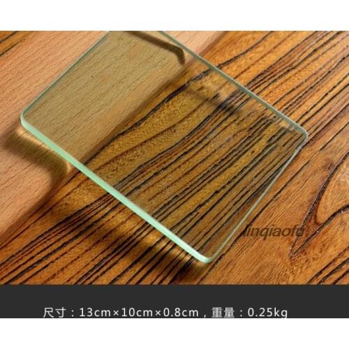 High-quality glass plate leather carving and leather art, leather polishing and tempered glass plate tools 0.28KG