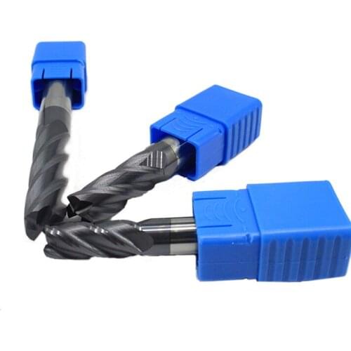 4 flute HRC50 4mm 6mm 8mm 10mm rolling mill ball milled tungsten carbide spiral drill milling cutter Round nose milling cutter