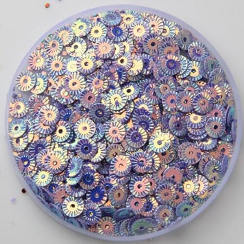 60g 6mm Flower Round Flat Loose Sequin Paillette Sewing,Wedding Craft,Women Kids Shoes,Clothes,Hat DIY Garment Accessory