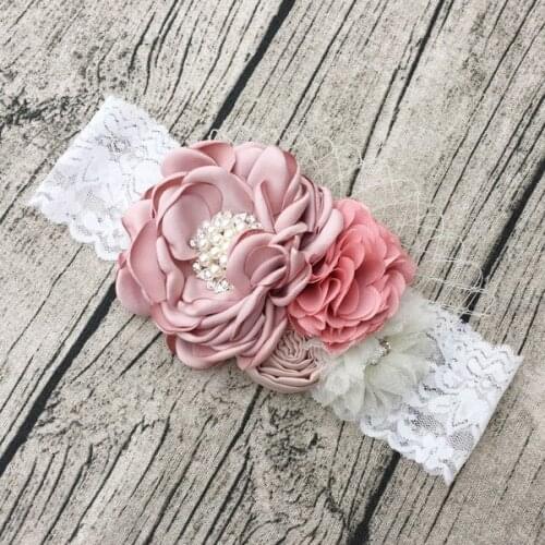 Free Shipping Flower Girl Headband Kids Hair Accessories Photo Prop
