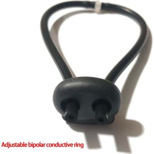 Bipolar Penis Head Glans Cock Electro Penis Ring Electrosex Stimulation Conductive Loops Electric Estim TENS Electrodes DIY Unit