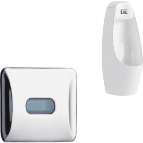 Hot selling bathroom automatic flushing valve wall mount white porcelain toilet ceramic wc sensor urinal