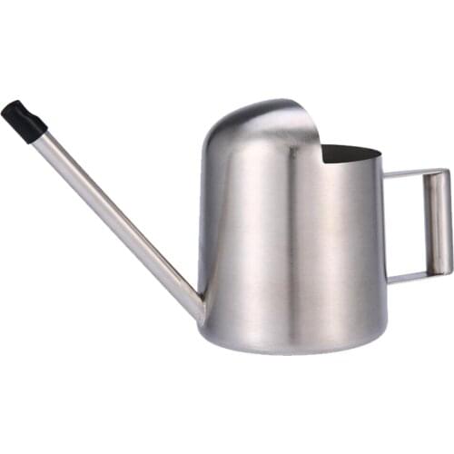 Stainless Steel Watering Can Plants Water Pot Plant Long Mouth Sprinkling Pot Garden Tool 300ML Watering Pot For Office Plants