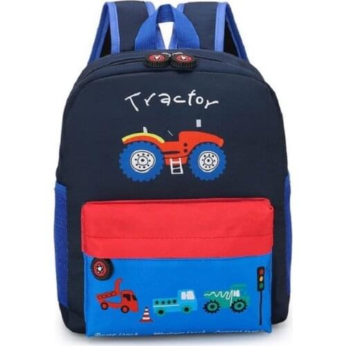 Fashion Childrens Lightweight Backpack Cartoon Car World Printed School Bag New Boys Girls Primary Waterproof Bookbag Mochila