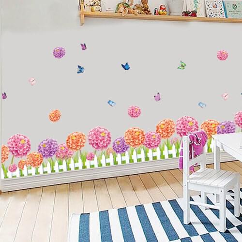 Bedroom Wall Decoration Wall Stickers for Living Room Background Self-Adhesive Removable Waterproof PVC Decals Poster
