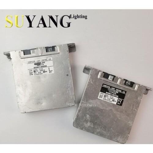 Original Used 8596750050 L01 8596750120 R01 Car Headlight Computer Light Control LED Module 3390072195 3380072195 left and right