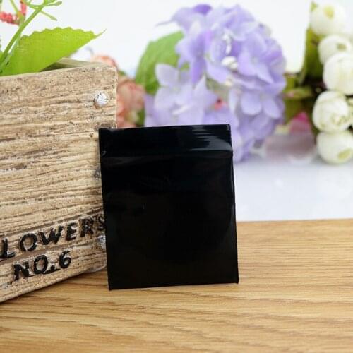 Plastic Bags 7x10cm Black Jewelry Ziplock Zip Zipped Lock Reclosable Poly Packaging Bags Thick 0.2mm Jewelry Accessories Bag