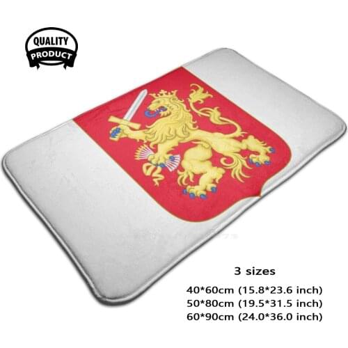 Arms Of The Dutch Republic After C 1668 Soft House Family Anti-Slip Mat Rug Carpet Dutch Republic Dutch Republic Lion Lion