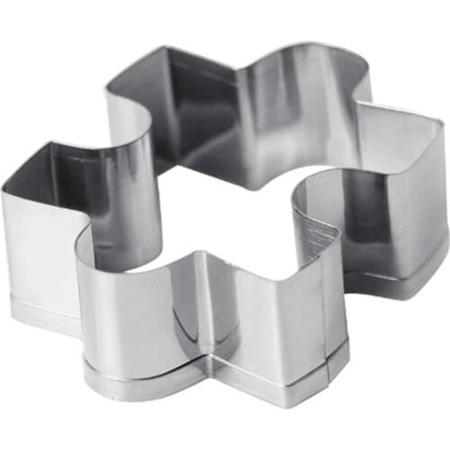 Durable Puzzle Shape Stainless Steel Cookie Cutter Set DIY Biscuit Mold Kitchen Tools Dessert Bakeware Fondant Cutter Mold