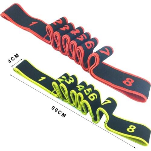 Segment Yoga Resistance Bands Digital Position Elastic Fitness Band Latin Dance Correct Posture Pilates Belts